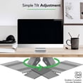 thumbnail image 1 of Under Desk Keyboard Tray Slide Out with Adjustable Height and Tilt - Easy to Slide and Swivel 360 Degree - Keyboard Drawer with Adjustable Mouse Pad, 1 of 6