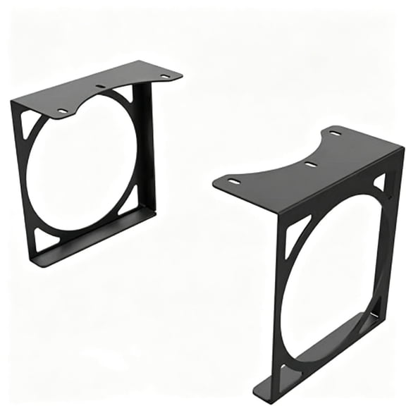 Under Desk Mount Bracket for Xbox Series X Heavy Duty Metal Hidden Stand with Cooling Design and Soft Padding