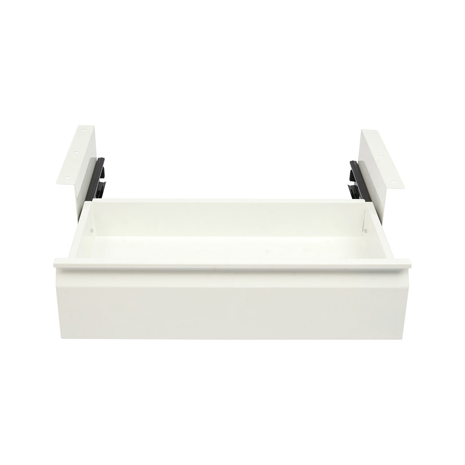 Under Desk Mounted Sliding Pull-out Drawer, Under Desk Drawer Slide Out,Workbench Drawers Storage Organizer Undermount Drawer