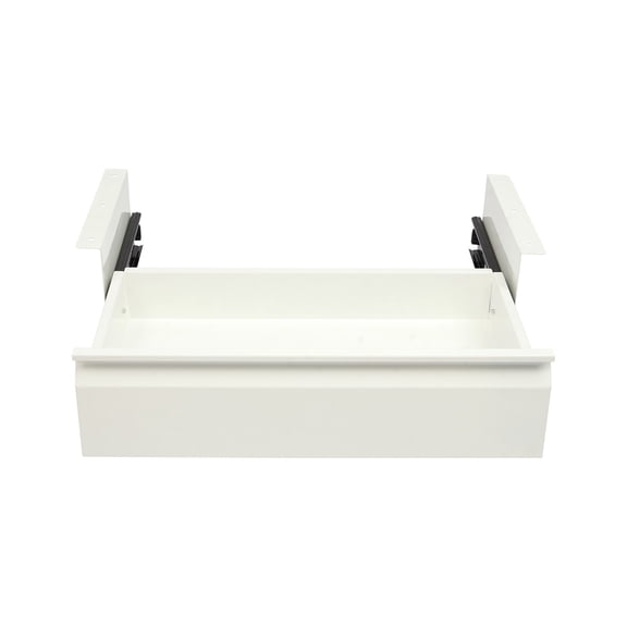 Under Desk Mounted Sliding Pull-out Drawer, Under Desk Drawer Slide Out,Workbench Drawers Storage Organizer Undermount Drawer
