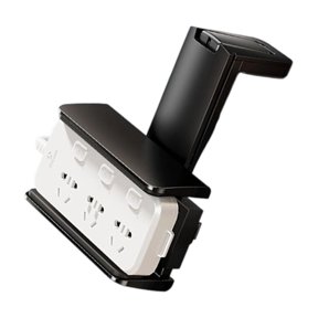 Under Desk Power Strips Holders Adhesive Mount Strong Grip Cable Management PVC Silicone Construction