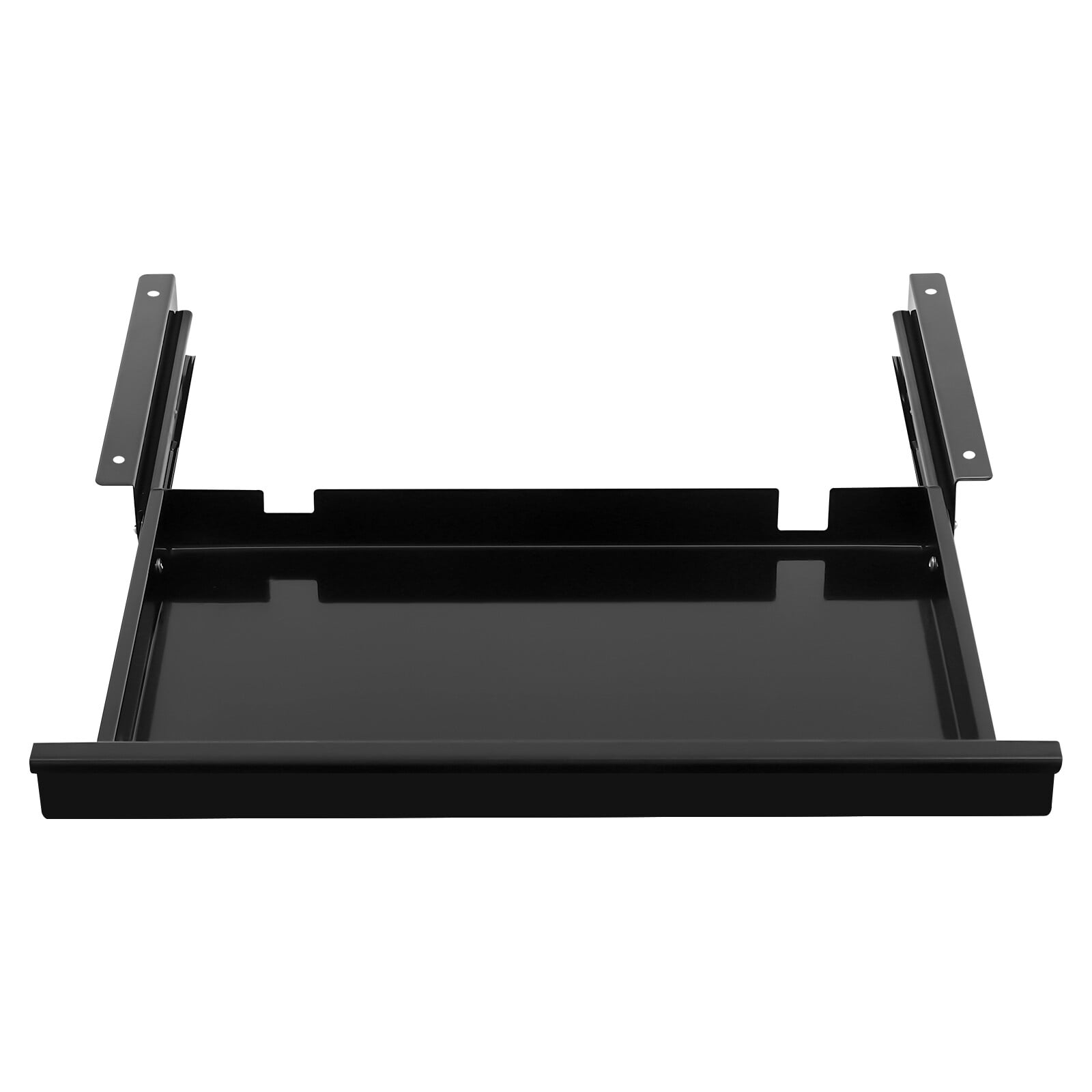 Under Desk Sliding Pull-Out Drawer Drawer Storage Organizer 17.7*9.8*1.8in for Standing Desks