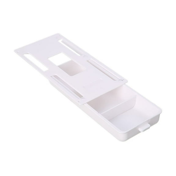 Under Desk Storage Box, Desktop Hidden Storage Drawer, Drawer Type Paste Storage Box, Household Table Small Objects Storage Rack