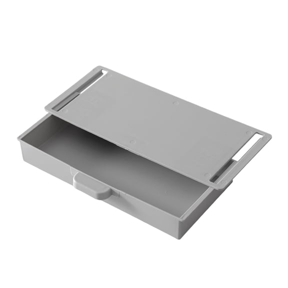 Under Desk Storage Drawer Organizer for Stationery and Accessories like Pens and Rulers, , Grey, 23.5x10.5x3.5cm