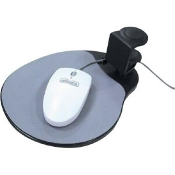 Under Desk Swivel Ergonomic Mouse Platform, Black