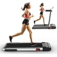 Under Desk Treadmill 2 in 1 Folding Portable Treadmill, Walking