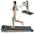 thumbnail interactive-video image 1 of XBD Walking Pad Treadmill With Incline - Quiet Under Desk Treadmill For Home & Office 1 of 5