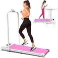 thumbnail image 1 of Under Desk Treadmill, Walking Pad, 2 in 1 Portable Treadmill with Handle Remote Control LED Display, Walking Jogging Machine for Home Office Use(265 lbs), 1 of 7