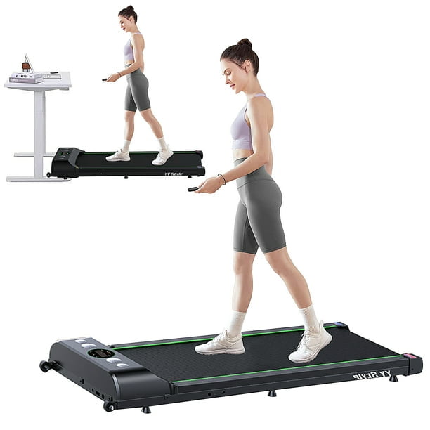 Under Desk Treadmill Walking Pad, 2.5HP Electric Treadmill with Remote