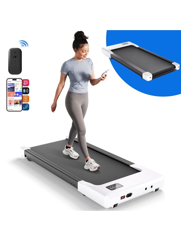 Walking Pad Treadmill with Remote Control,Under Desk Treadmill for Home&Office, 250 lbs Weight Capacity