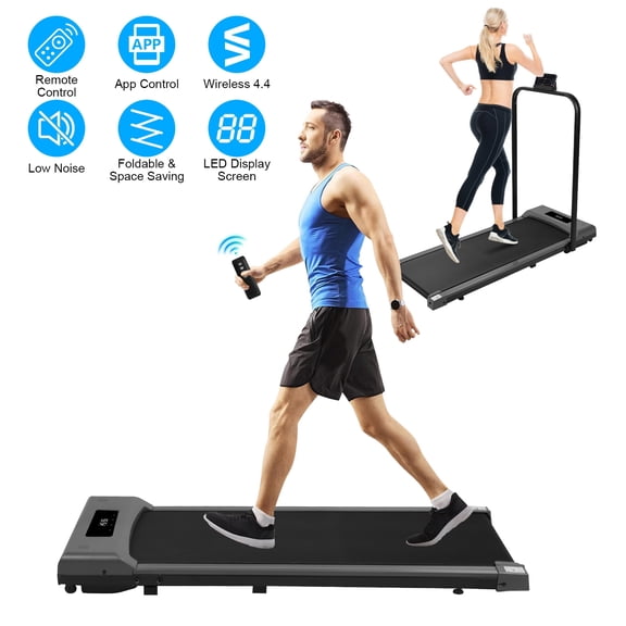 Under Desk Treadmill, iMounTEK Walking Pad for Home/Office, Walking Jogging Machine with 265 lbs Weight Capacity Remote Control LED Display