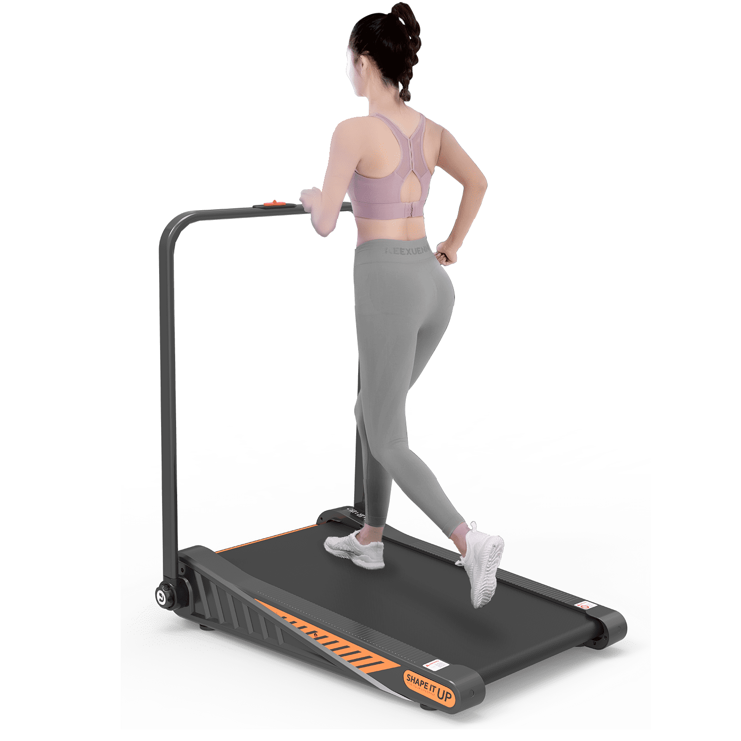 Under Desk Walking Pad Treadmill with 8 Incline, 2.5HP Motor, 280LBS Capacity, and Remote
