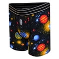 thumbnail image 1 of Under Disguise Mens Space Fans A Galaxy of Planets Boxer Briefs, 1 of 2
