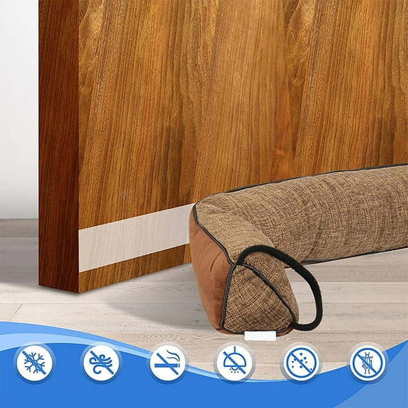 Under Door Draft Stopper 36 Inch Draft Stopper for Bottom of Door Weighted Door Stopper with Hanging Loops