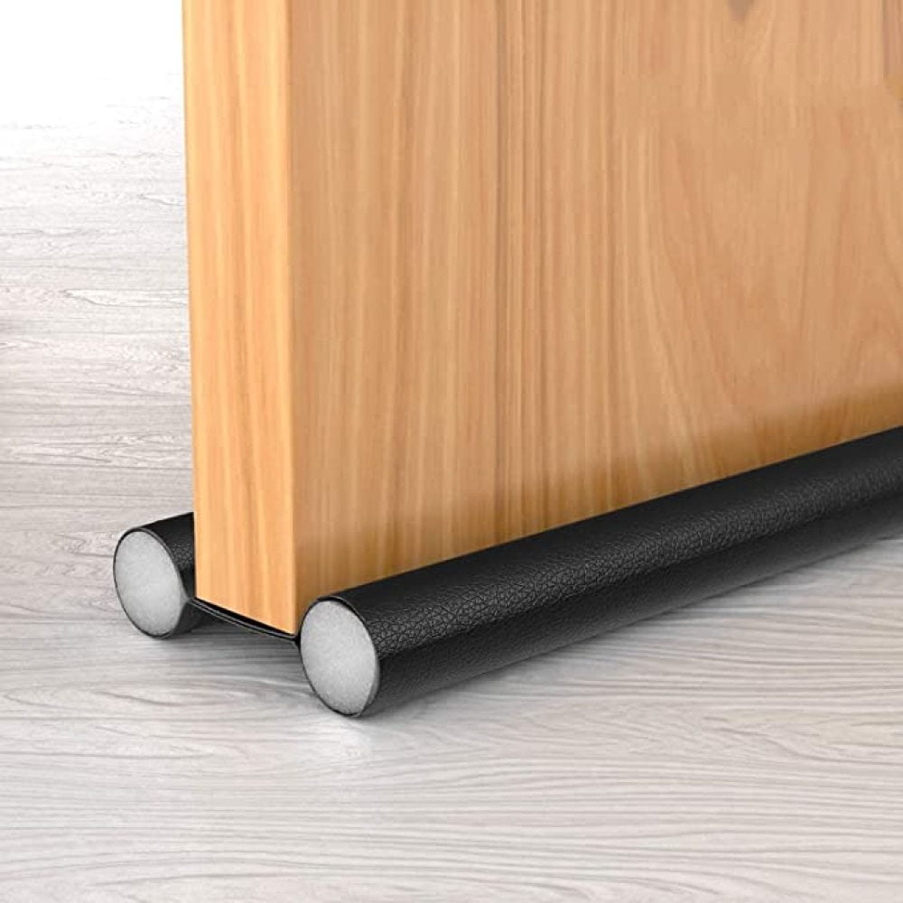 Under Door Draft Stopper 37 Inch Cuttable and Washable,Twin Door Draft