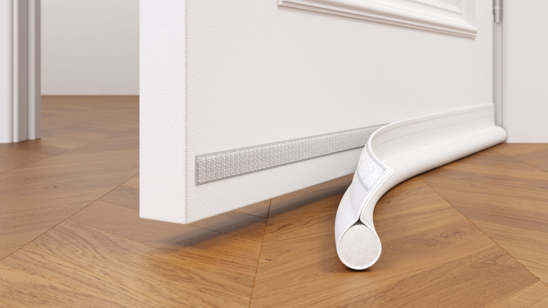Draft Blocks McDILS Weatherproofing Door Seal 38'' White Draft Blocks - Walmart.com
