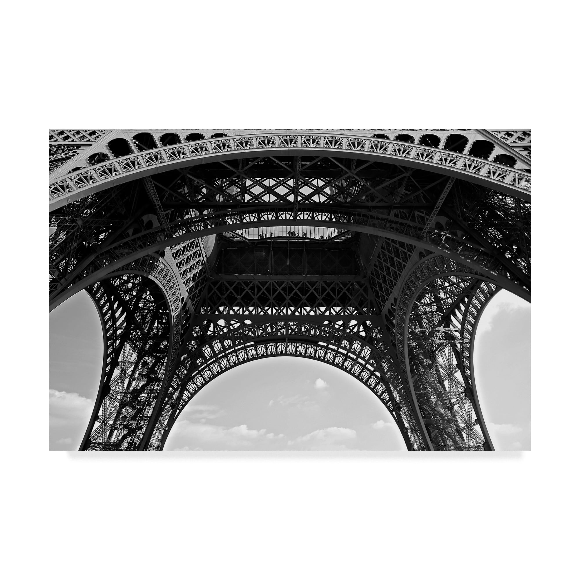Under Eiffel' Canvas Art by American School