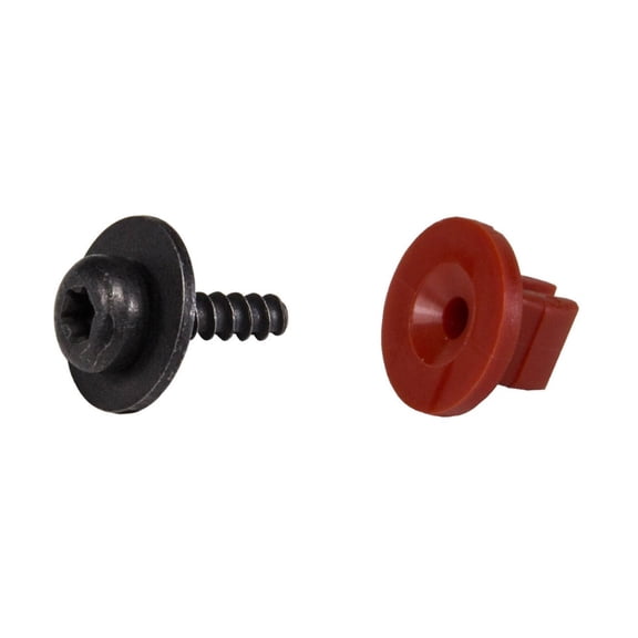 Under Engine Shield Air Dam Deflector Nut and Screw Attachment Kit - Black