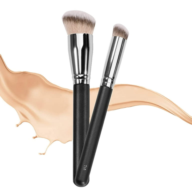 Nose Contour Brush by , Under Eye Concealer Brush, Angled Concealer  Blending Brushes, Small Thin Makeup Brush for Dark Circles Puffiness, Face  Eyebrow Puffy Eyes, Liquid Foundation Cream (8-M-Black) 