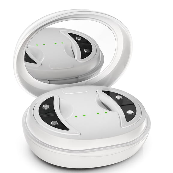 Under Eye Device, Beauty Device with Eye Massage, Microcurrent Eye Massager Light Eye Mask for Eye Bags Dark Circles Puffiness Wrinkles Fine Lines