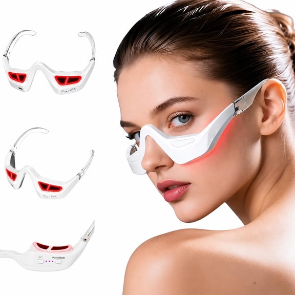 Shine Flares Under Eye Light Therapy Device, Microcurrent Eye Massager, 3 Modes