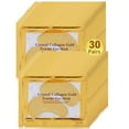 Under Eye Patches, 30 Pairs Gold Eye Mask, Eye Gel Pads With Collagen