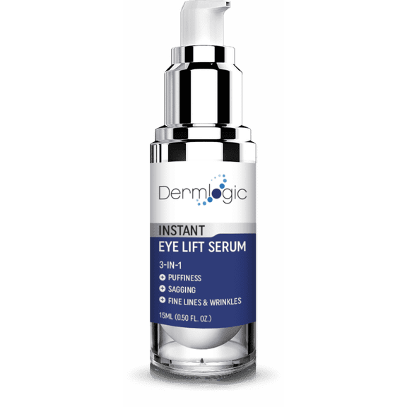 Dermlogic Instant Under Eye Puffiness, Dark Circles, Fine Lines Cream, 15 mL