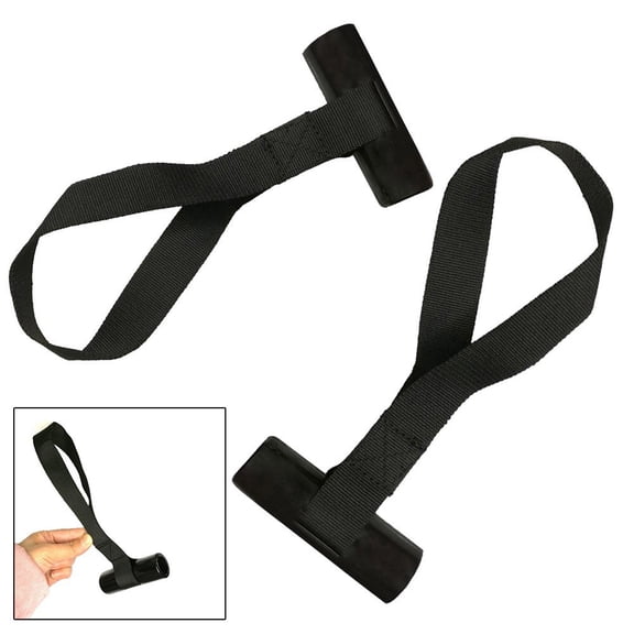 Under Hood Quick Loop for KAYAK Canoe Boat Tie Down Anchor Points Straps,With Nylon Webbing Rubber Hose For Vehicle Storage,Black 2 Pack