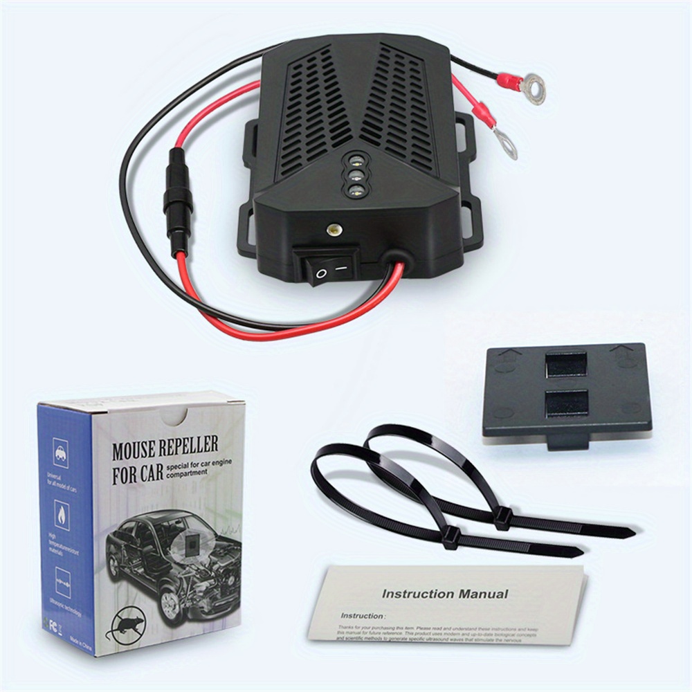 Under Hood Rodent Repeller, Professional Mouse Repellent, Ultrasonic