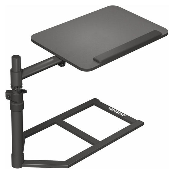 Under Mattress Bed Desk - Height Adjustable Nightstand, Laptop Table for Beds & Lofts - Black 25"