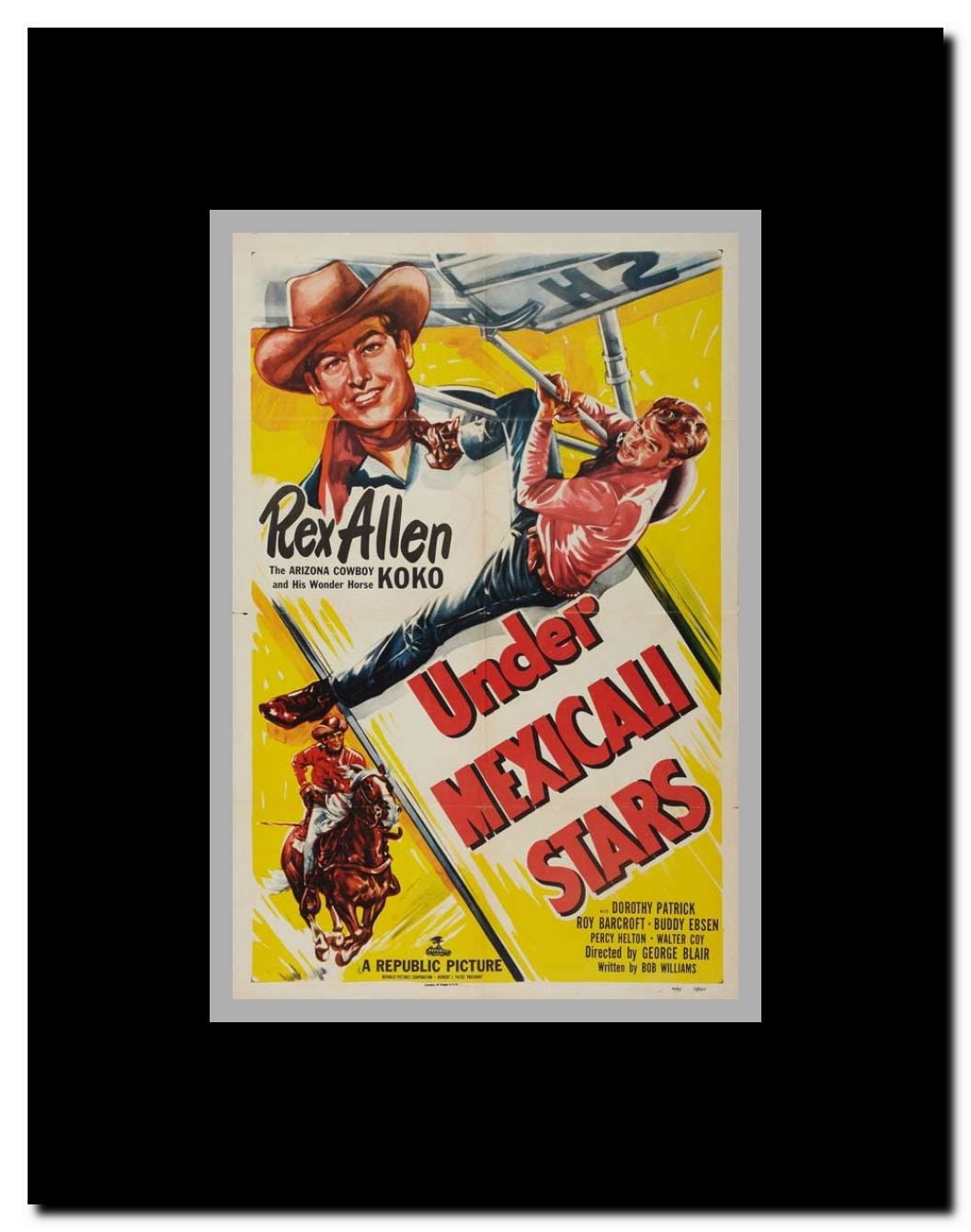 Under Mexicali Stars Framed Movie Poster