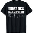 thumbnail image 1 of t-shirt Under New Management For Fiance Engagement For Him Male T-Shirt., 1 of 4
