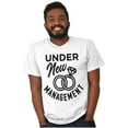 thumbnail image 1 of Under New Management Newlywed Bride Men's Graphic T Shirt Tees Brisco Brands M, 1 of 4