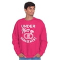thumbnail image 1 of Under New Management Newlywed Bride Unisex Plus Fleece Graphic Sweatshirt Brisco Brands 2X, 1 of 5
