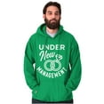 thumbnail image 1 of Under New Management Newlywed Bride Unisex Plus Fleece Graphic Hoodie Brisco Brands 4X, 1 of 5