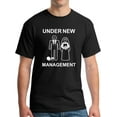 thumbnail image 1 of Under New Management T-Shirt Funny Wedding Bachelor Party Tee, 1 of 3