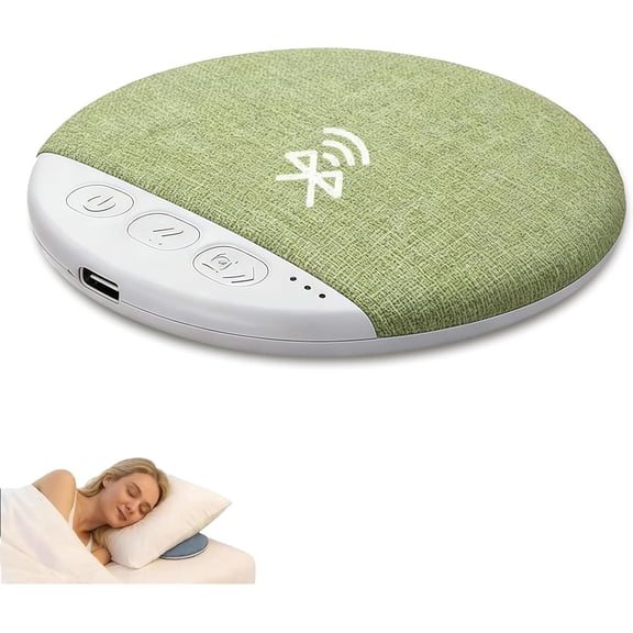 Under Pillow Speaker Bluetooth, 2026 New Flat Under Pillow Speakers, Ultra-Thin Pillow Wireless Speaker with White Noise Timer & Long Battery Life