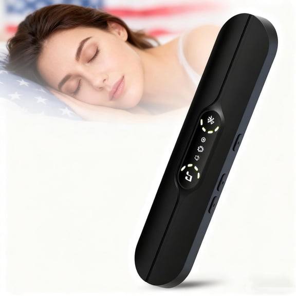 Under Pillow Speakers for Sleeping Bluetooth, Bone Conduction Technology, 3D White Noise Generator, Volume Control & Sleep Timer