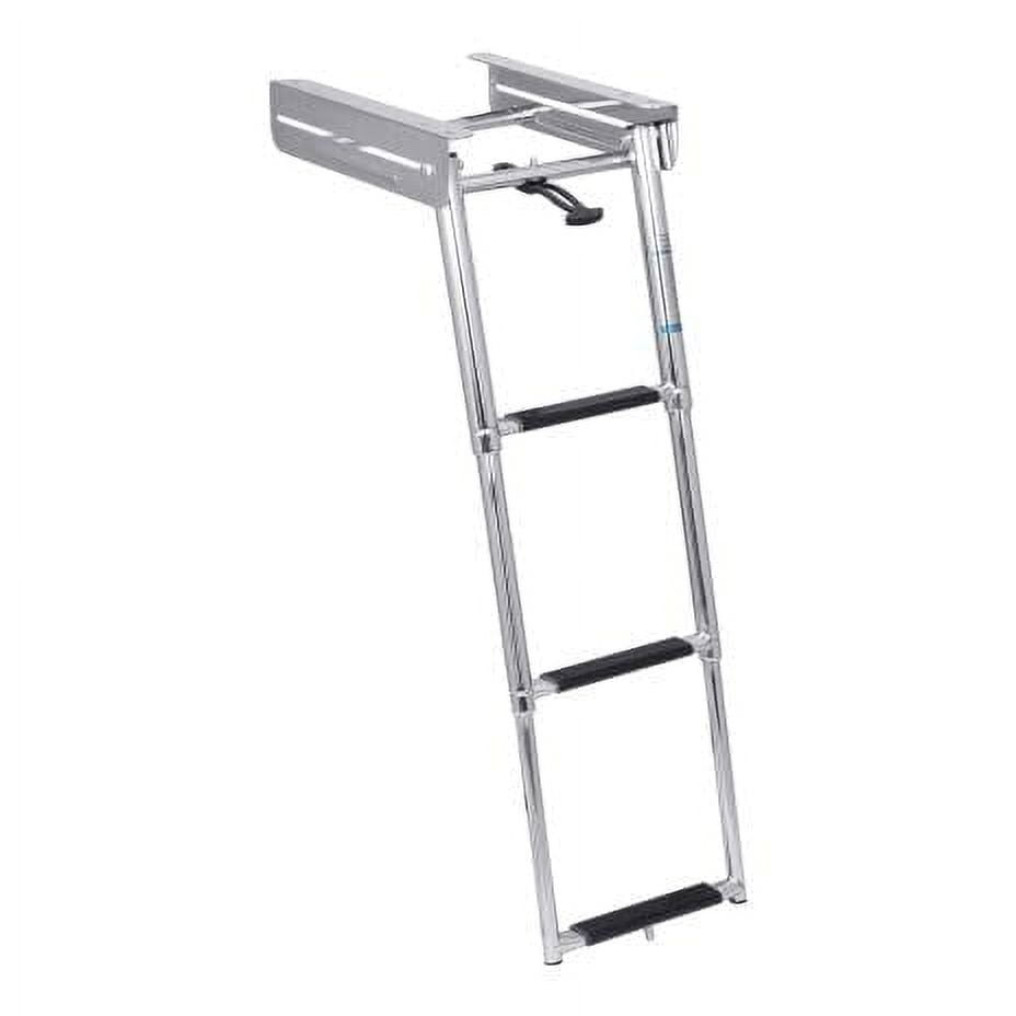 Under Platform Telescoping Ladder With Bracket (4 Step)