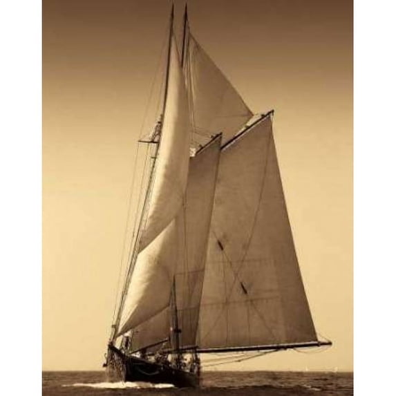 Under Sail I Poster Print by Frederick J. LeBlanc (22 x 28)