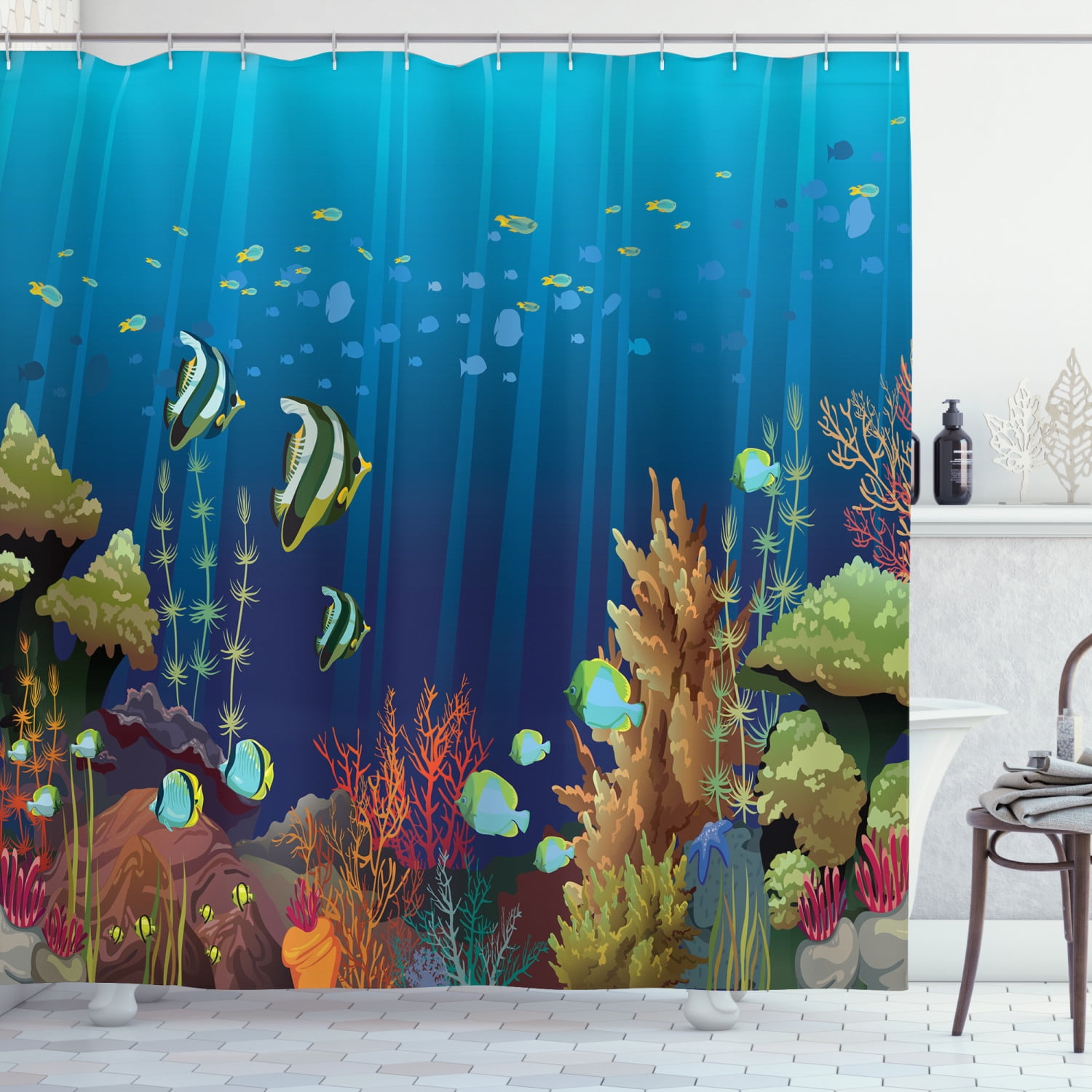 Under The Sea Shower Curtainnull