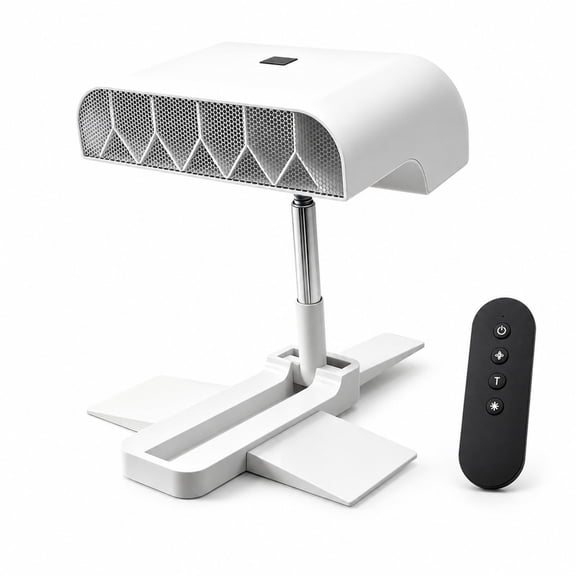 Under Sheets Cooling Fan, Adjustable Height Mattress Fans For Under Blankets, 5-Speed Whisper-Quiet Cooling with Remote