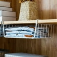 thumbnail image 1 of Under Shelf Basket,Slides Under Cabinet Storage Shelf Wire Baskets,Space Saving for Kitchen Counter Pantry Desk Bookshelf Cupboard, 1 of 6
