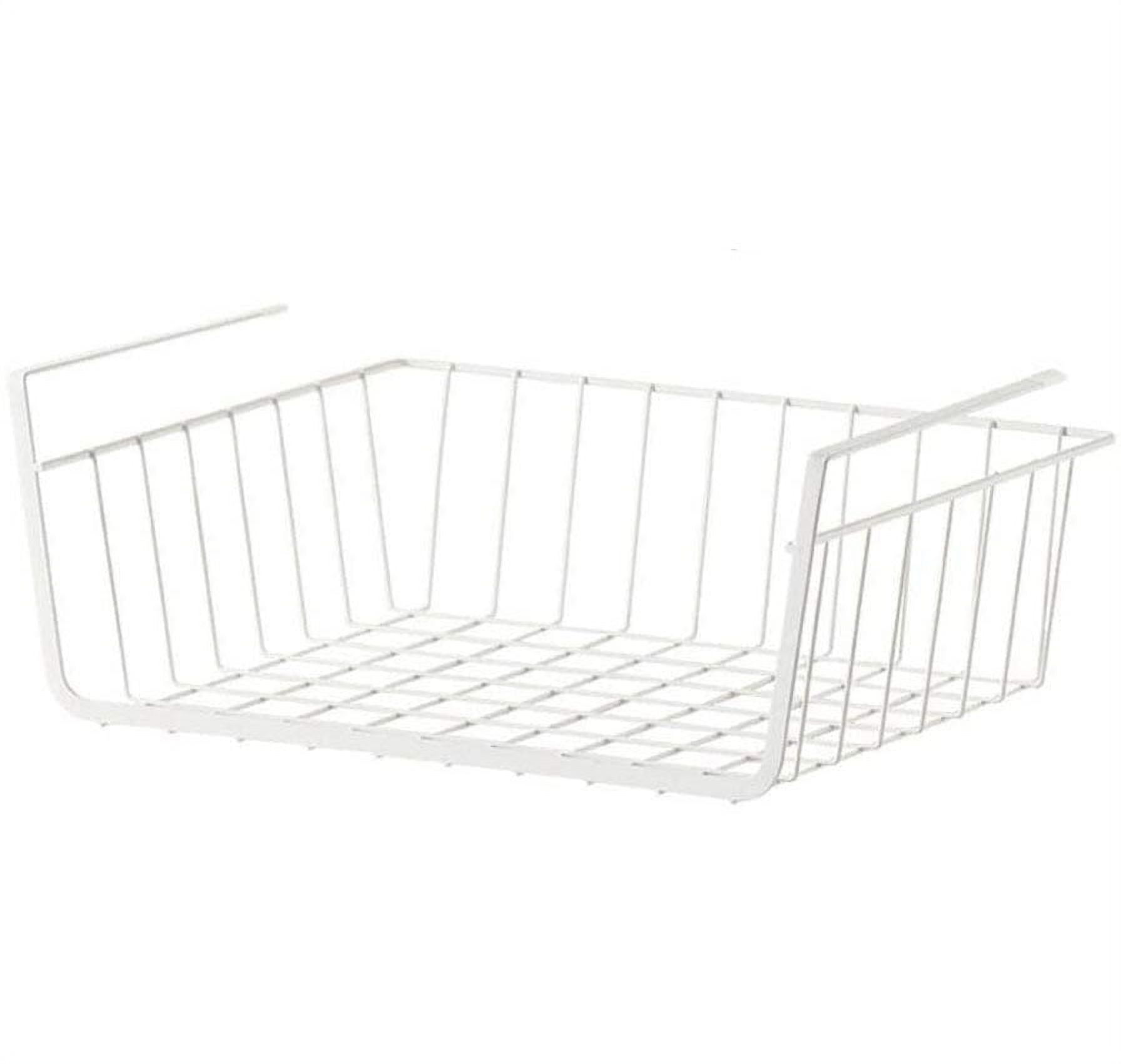 Under Shelf Storage Basket Wire Mesh Hanging Basket Organizer Hidden