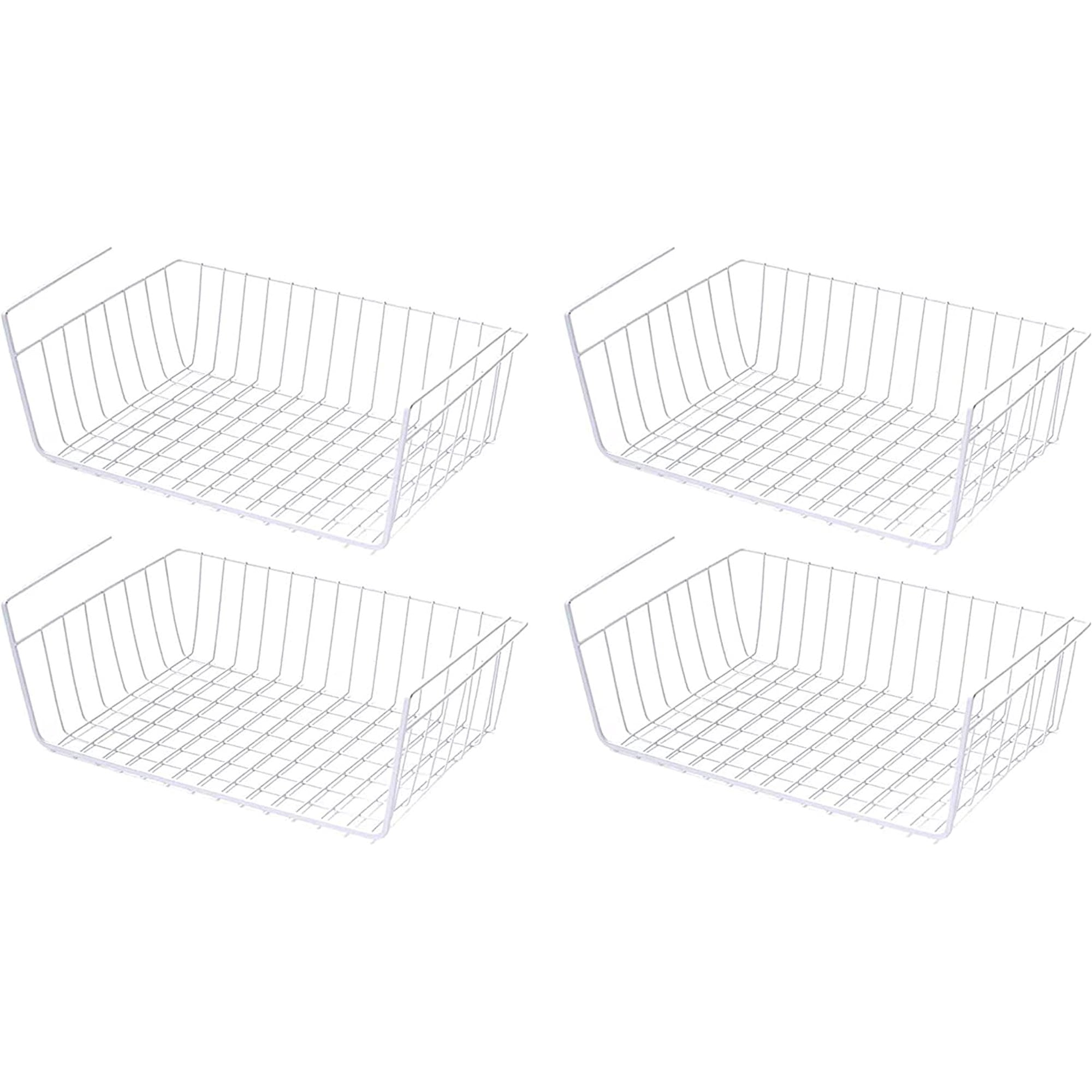 Under Shelf Wire Baskets, Trianu Wire Hanging Basket Shelves