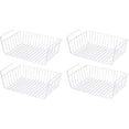 thumbnail image 1 of Under Shelf Wire Baskets, Trianu Cabinet Wire Hanging Basket Shelves, 10.82 x 9.84 x 5.11 inches, White, 1 of 8