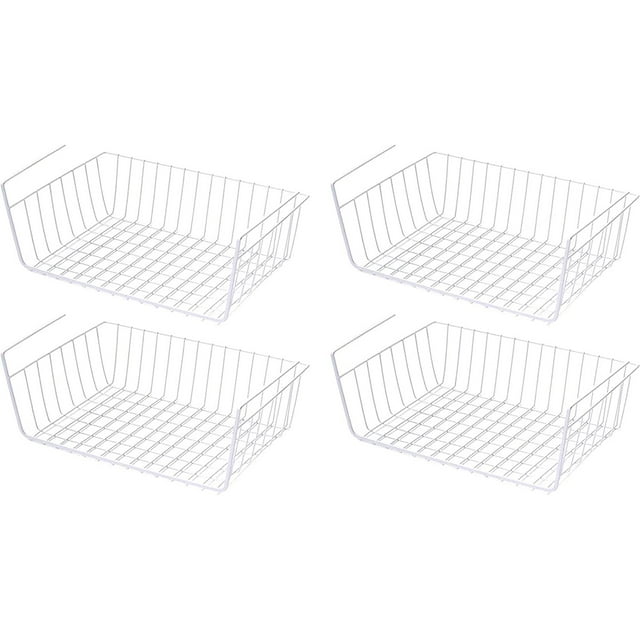 Under Shelf Wire Baskets, Trianu Wire Hanging Basket Shelves