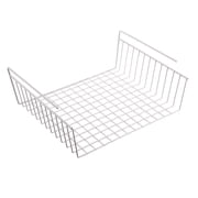 Miles Kimball Under Shelf Space Saving Wire Wrap Holder - White - Fits Shelves Up To 7/8" Thick