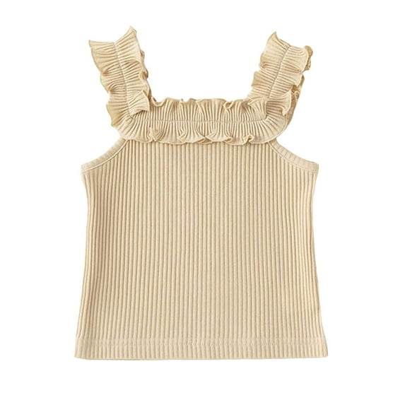 Under Shirts for Girls 14-16 Kids Girls Camisole Cute Print Tank Top Undershirt Super Soft Breathable Shirts for Girls 10-12 Z0E-Beige, 6-12 Months