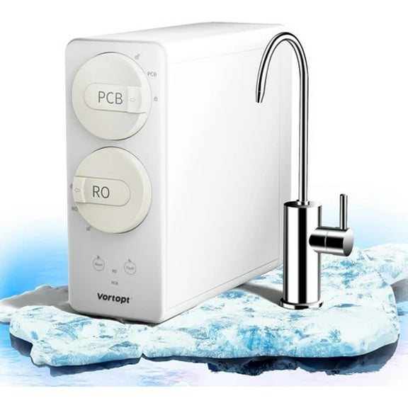 Under-Sink & Countertop Reverse Osmosis System - 800GPD 7-Stage Tankless Design, 0.0001m PFAS/PFOA Reduction, Tankless RO Water Purifier System for Drinking Water, 3:1 Pure-to-Drain, Upgrated Model